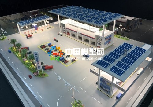 充氣站模型，充電站模型，能源站模型