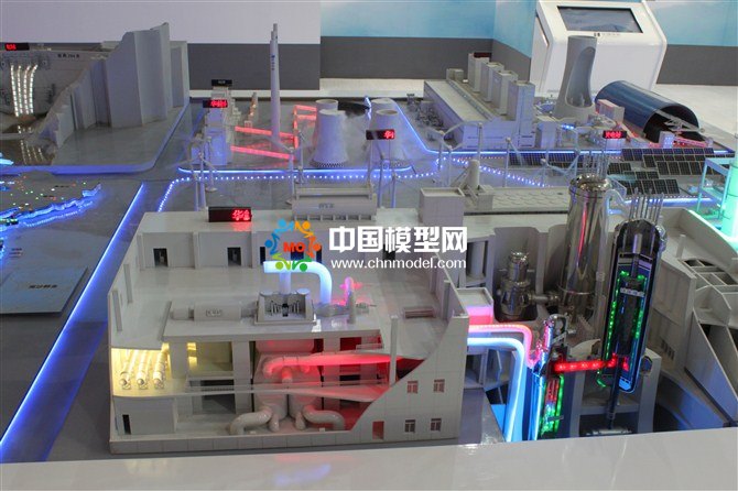 熱電站模型，核電站模型，火力發(fā)電站少盤