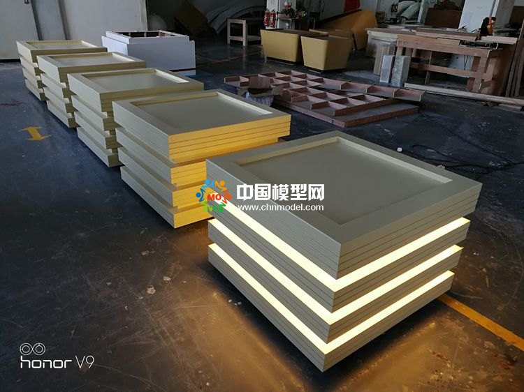 高檔樓盤模型底座，售樓部沙盤展臺（收藏）