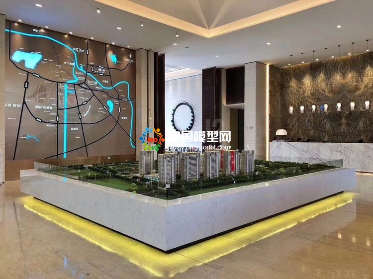 高檔樓盤模型底座，售樓部沙盤展臺（收藏）