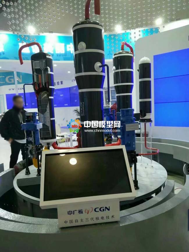 中國自主三代核電技術(shù)模型，突破核電裝備的自主化