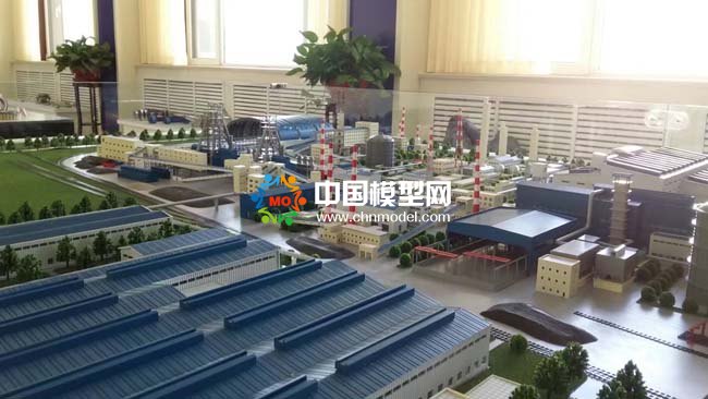 巨能特鋼廠區(qū)沙盤模型，新工藝新技術(shù)新材料新裝備實驗基地