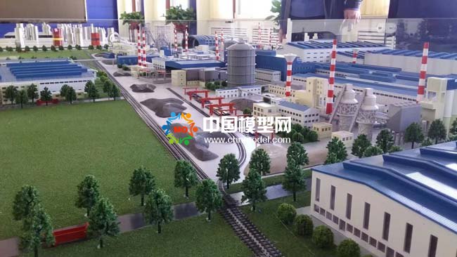 巨能特鋼廠區(qū)沙盤模型，新工藝新技術(shù)新材料新裝備實驗基地