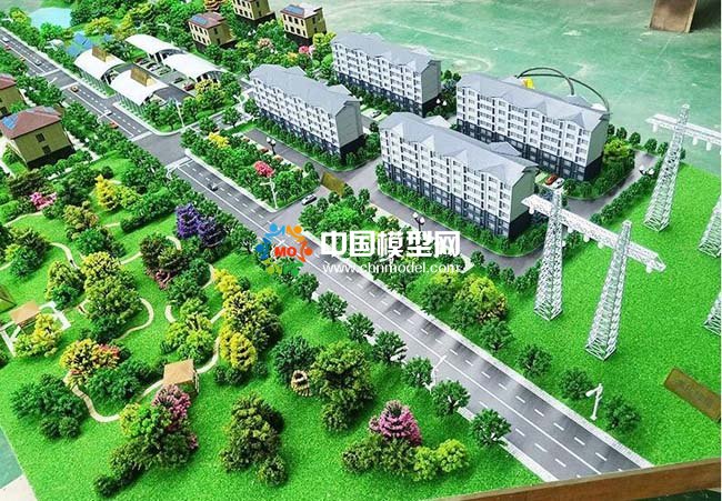 光伏電站應(yīng)用場景沙盤模型，太陽能光伏屋頂發(fā)電沙盤模型