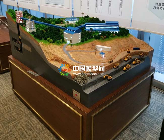 爆破應用場景沙盤模型，民爆一體化解決方案