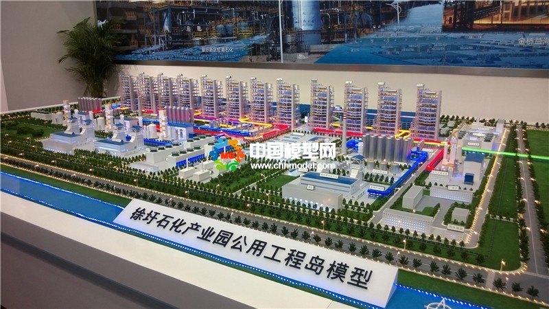 石油化工產(chǎn)業(yè)沙盤模型，石油化工流程模型