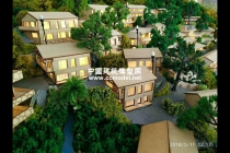 鄉(xiāng)伴攬樹山房建筑模型，展示沙盤模型