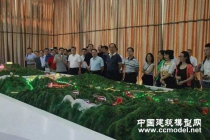 新建京張鐵路沙盤(pán)模型，有砟軌道標(biāo)準(zhǔn)高速鐵路