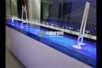 中國(guó)交建展廳港珠澳大橋沙盤(pán)模型